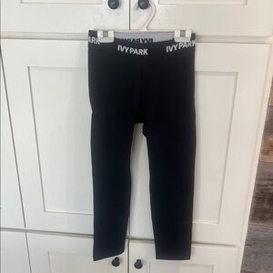 Ivy park 3/4 length leggings, extra small